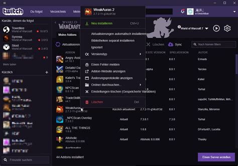 best addons for wow twitch